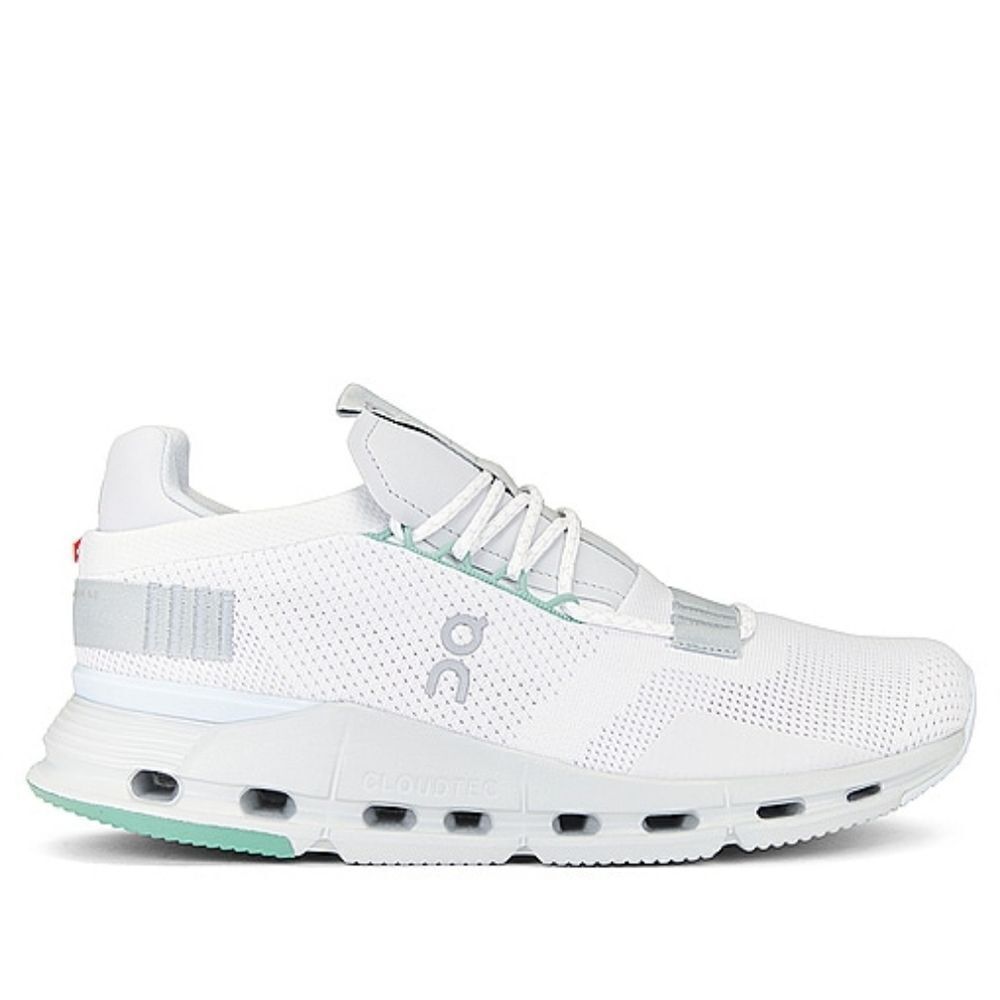 On Running Cloudnova Undyed White Glacier Running Shoe Sneaker 269788